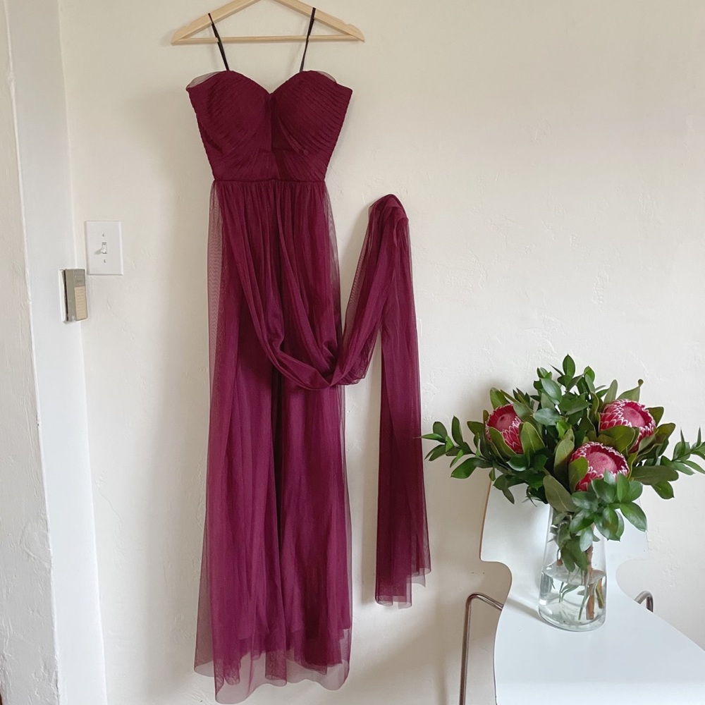 Birdy Grey - Burgundy Christina Convertible Dress